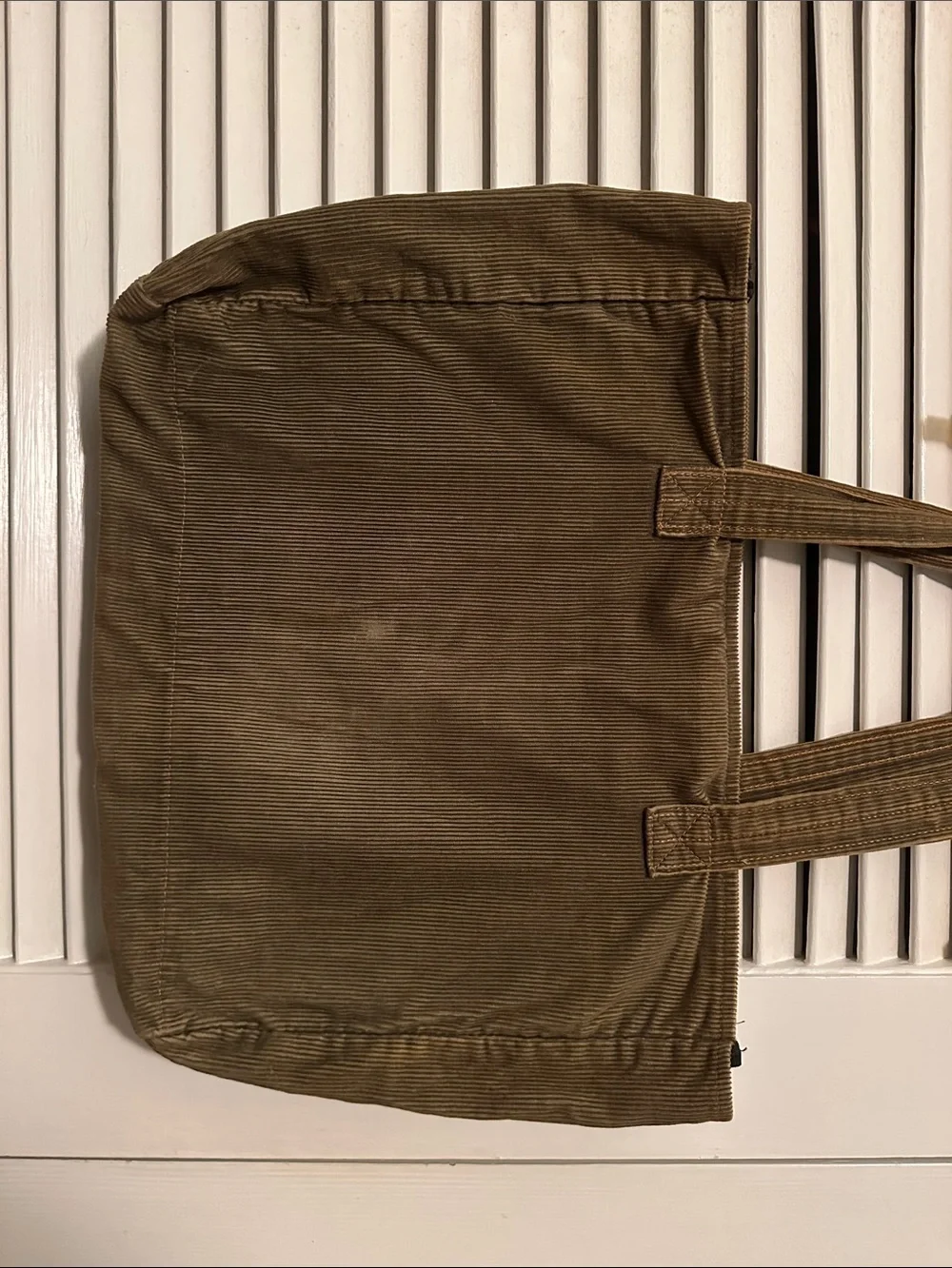 Vintage Y2K Yak Pak - Levi's Olive Corduroy Tote Bag with Front Flap Pockets